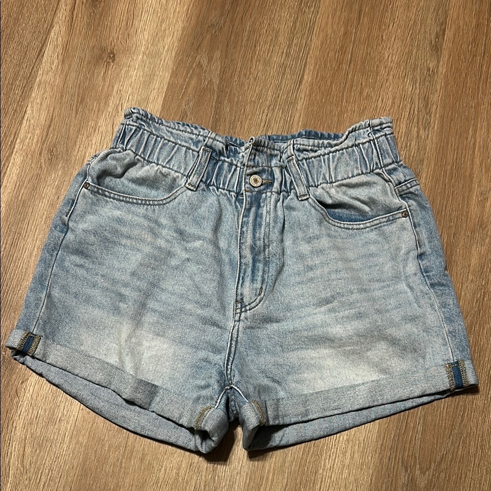KanCan Blue Jean Shorts Distressed Cuffed Casual